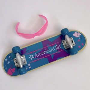 American Girl Doll Skateboard & Sunglasses